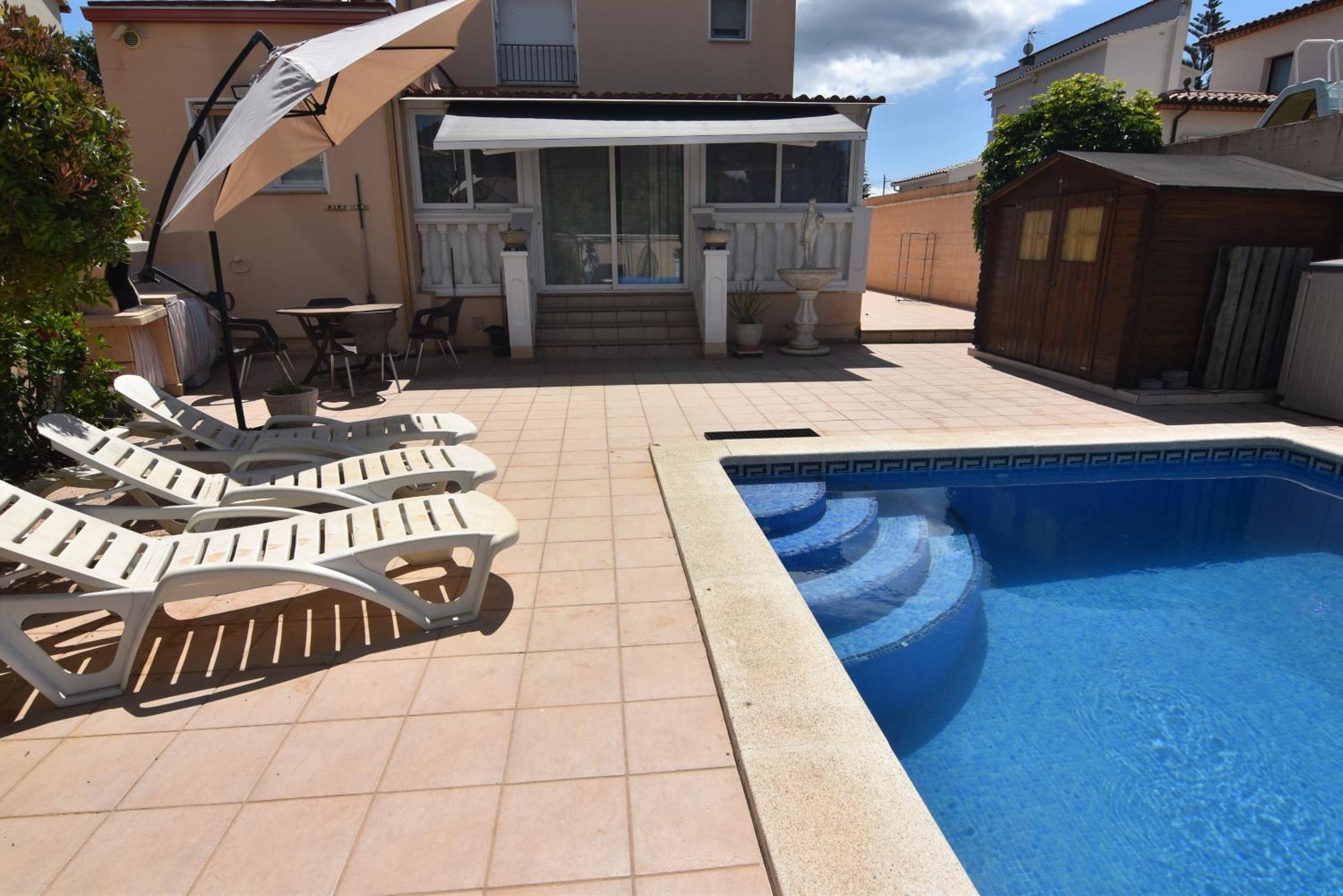 Rnet - Collsacabra Villa Con Piscina Privada Росас Экстерьер фото